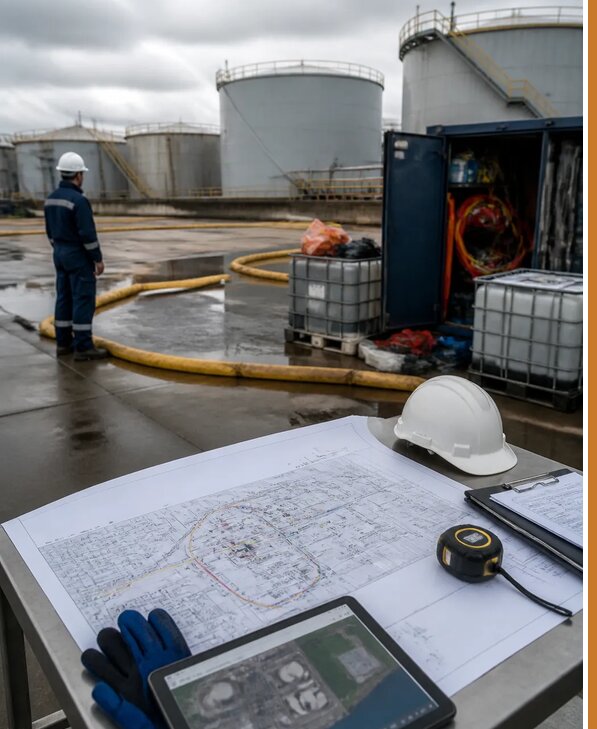 Разработка плана ликвидации разливов нефти в Элисте